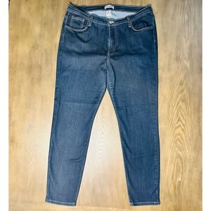 Judy Blue Los‎ Angeles Women's 1XL Blue Denim Jeans Straight Leg Stretch #8376